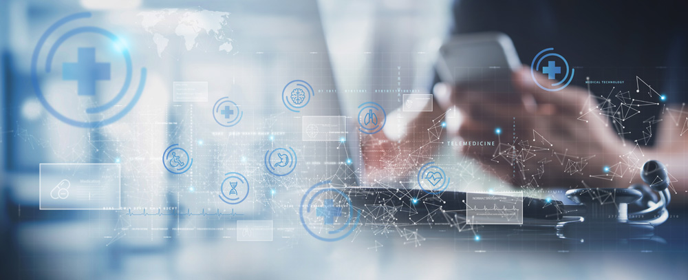 Doctor offering personalized concierge telehealth care to a patient through a video consultation, emphasizing convenience, evidence-based treatment, and proactive health management.
