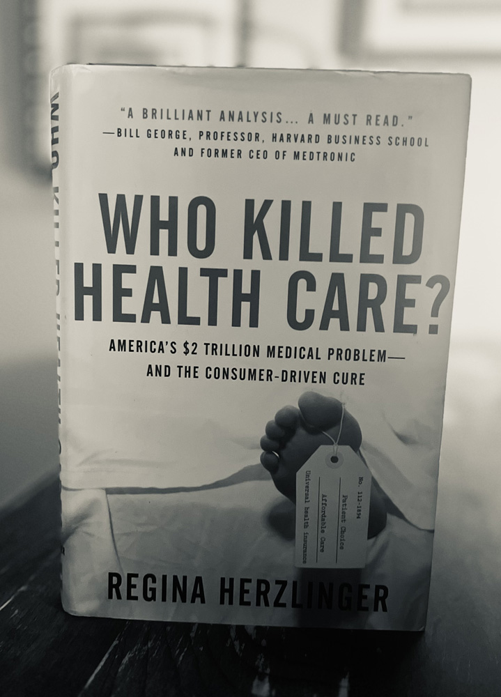 Regina Herzlinger’s 'Who Killed Health Care?' advocates for consumer-driven healthcare. Inspired by her vision, Personalized Medicine and Health Coaching prioritizes patient empowerment with direct access to a physician and personalized care.